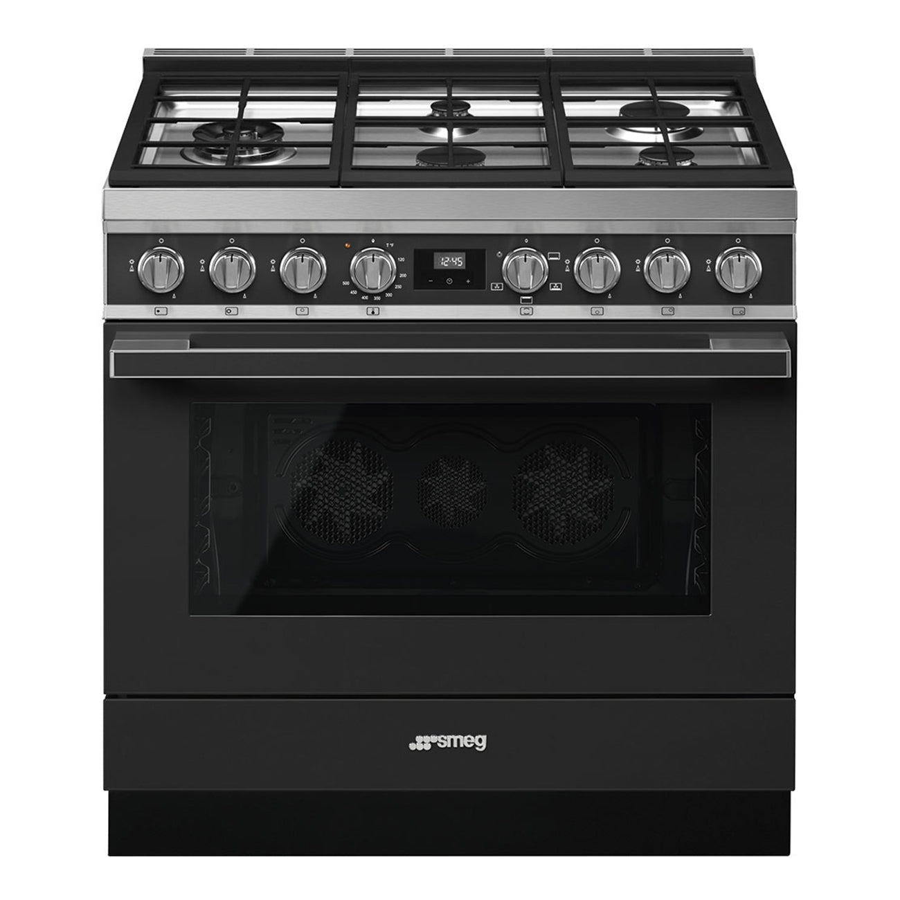 SMEG Portofino 36" All Gas Range (Anthracite)