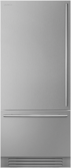 SMEG 36" Built In Fridge with Convertible Freezer Left Hinge (Stainless Steel)