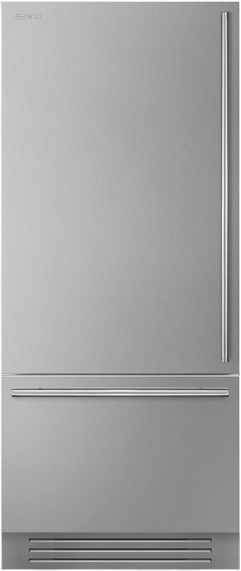SMEG 36" Built In Fridge with Convertible Freezer Left Hinge (Stainless Steel)