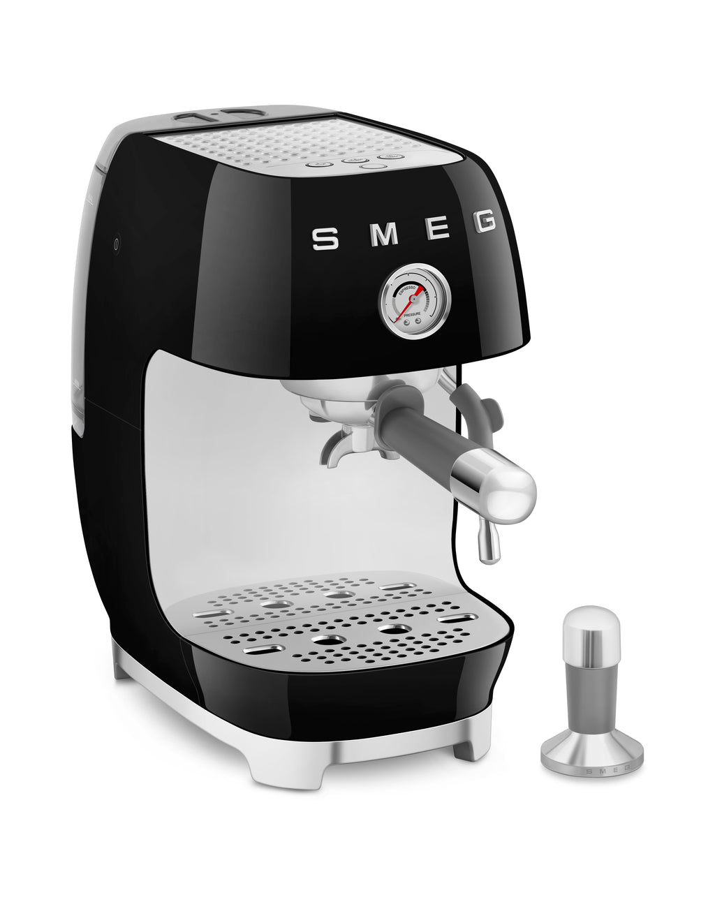 SMEG Manual Espresso Coffee Machine with Cold Brew (Black)