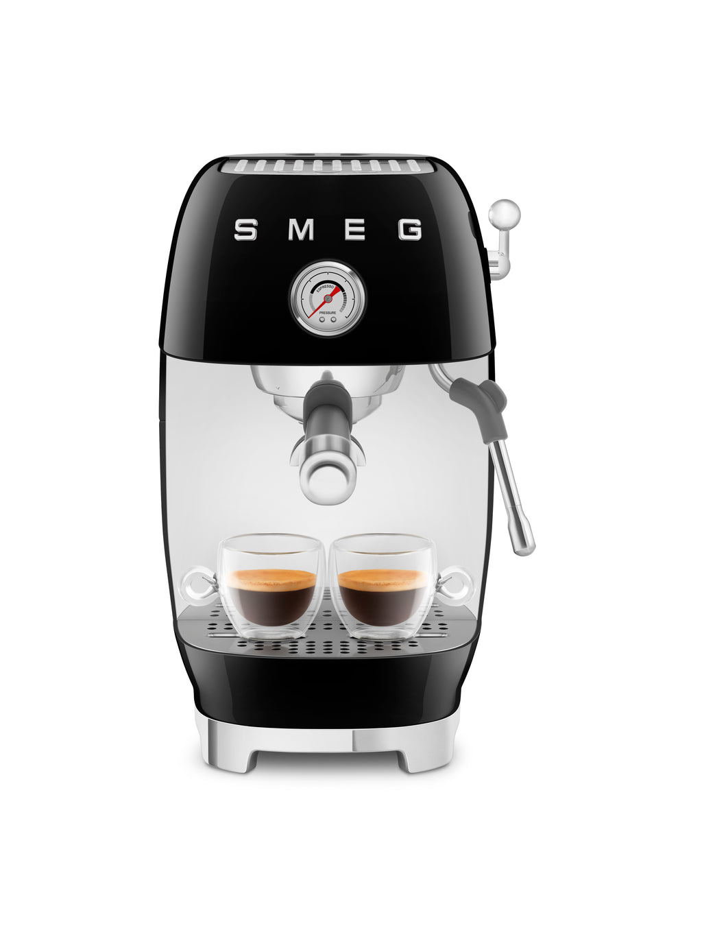 SMEG Manual Espresso Coffee Machine with Cold Brew (Black)