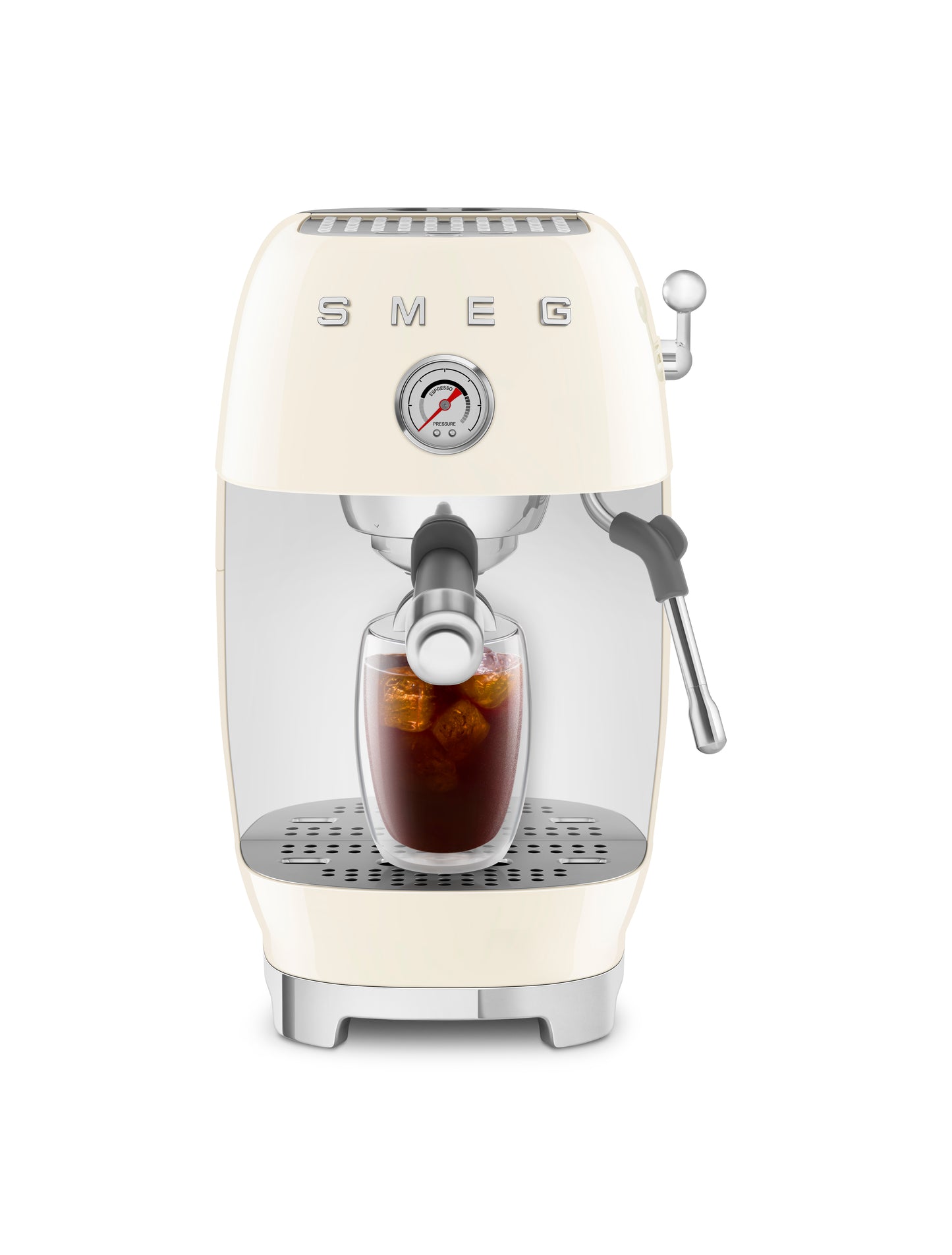 Manual Espresso Coffee Machine With Cold Brew - Cream