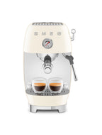 SMEG Manual Espresso Coffee Machine with Cold Brew (Cream)