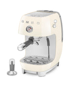 SMEG Manual Espresso Coffee Machine with Cold Brew (Cream)