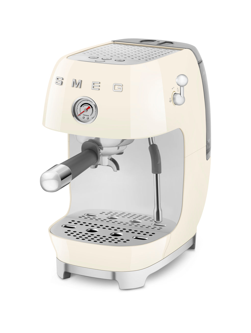 SMEG Manual Espresso Coffee Machine with Cold Brew (Cream)