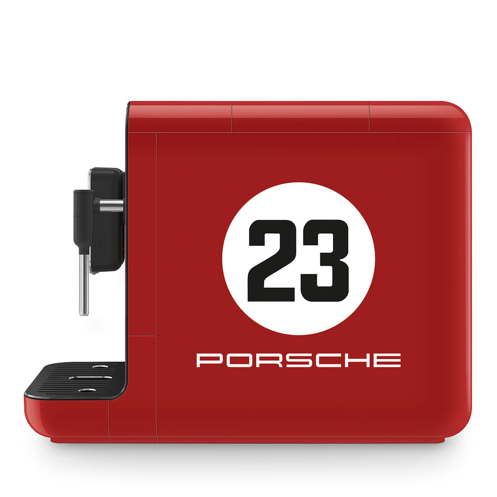 Porsche x SMEG Automatic Espresso Coffee Machine with Milk Frother 917 Salzburg Limited Edition (Red)