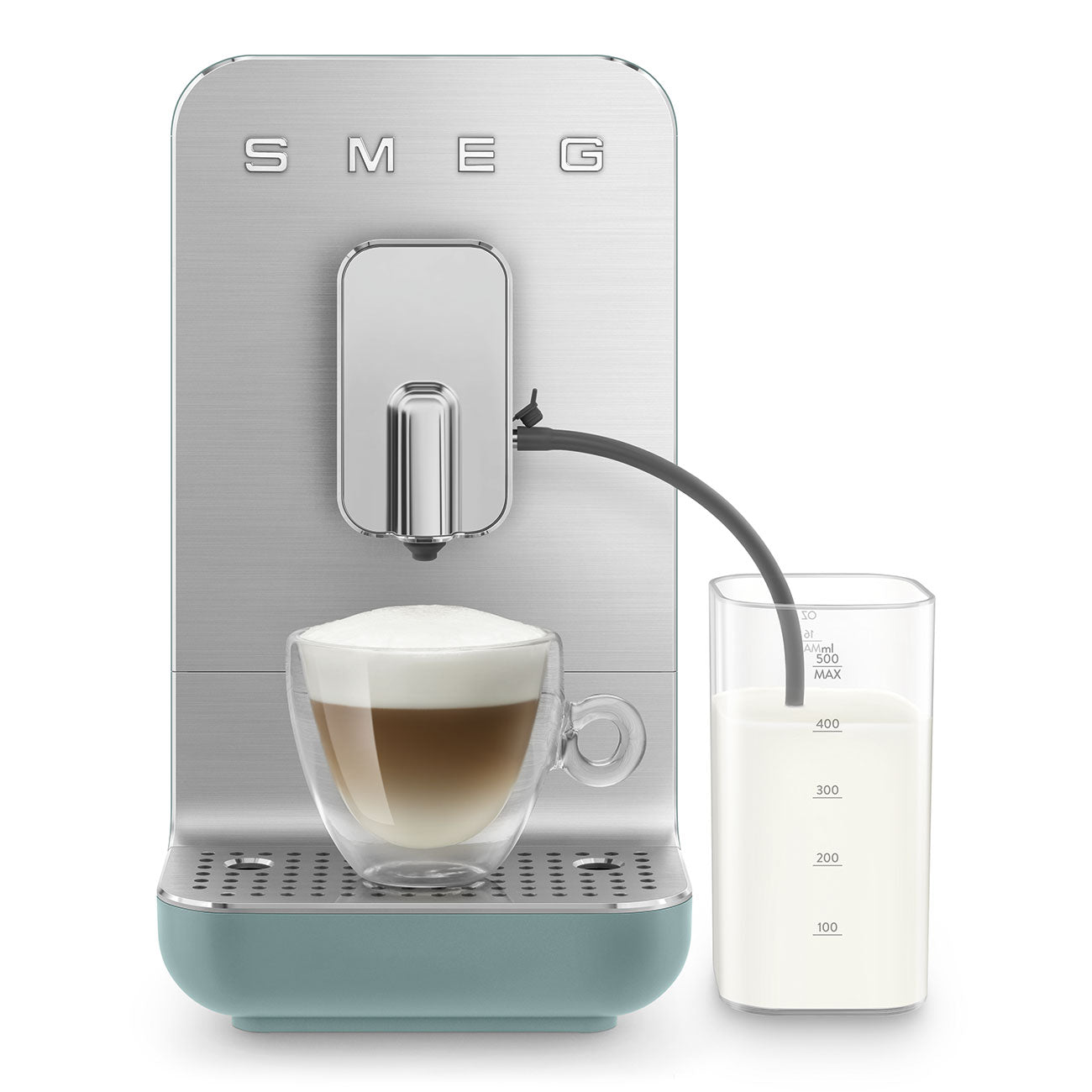 Automatic Coffee Machine with Milk Auto Milk Frother - Matte Emerald Green