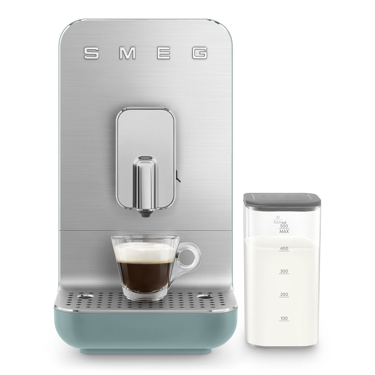 Automatic Coffee Machine with Milk Auto Milk Frother - Matte Emerald Green