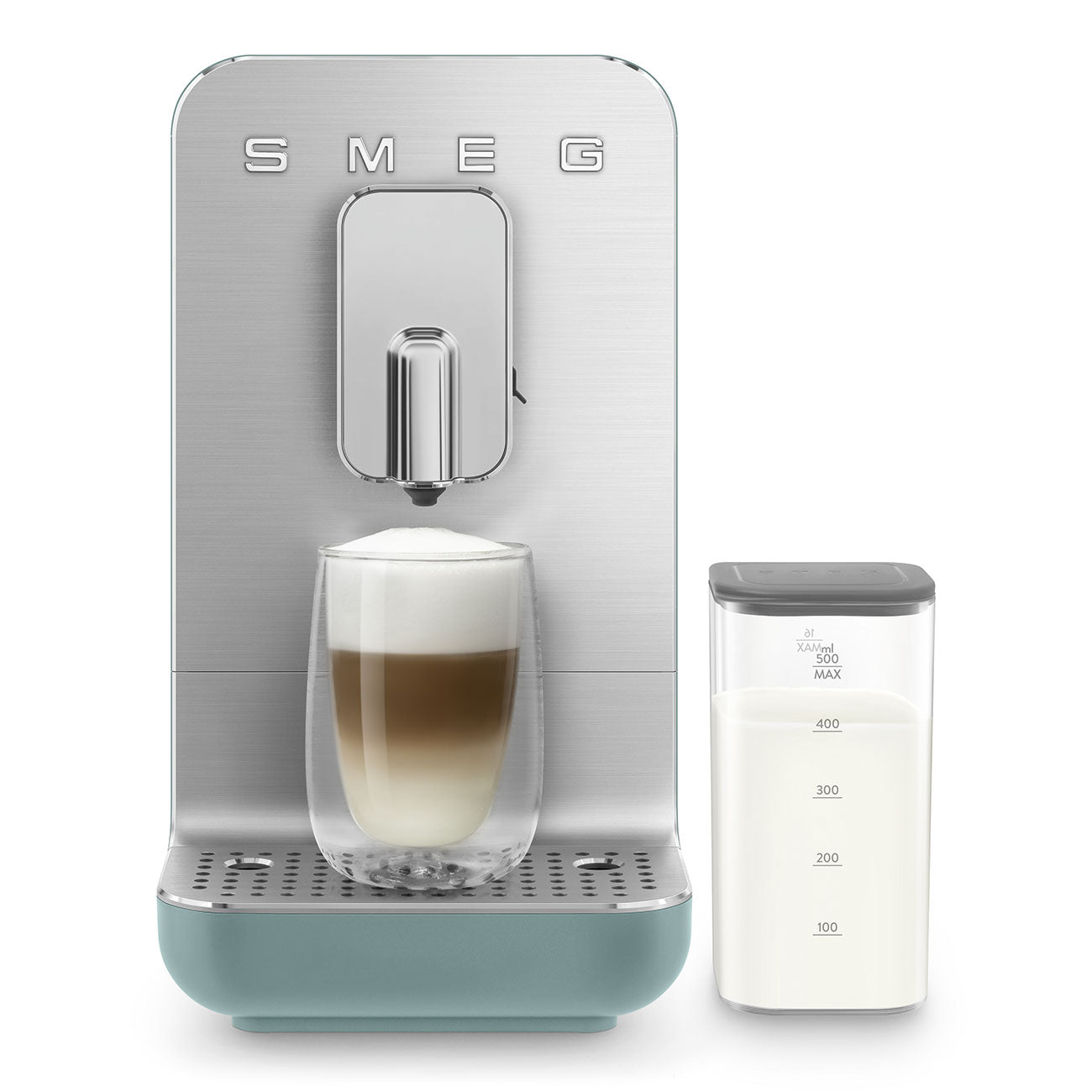 Automatic Coffee Machine with Milk Auto Milk Frother - Matte Emerald Green