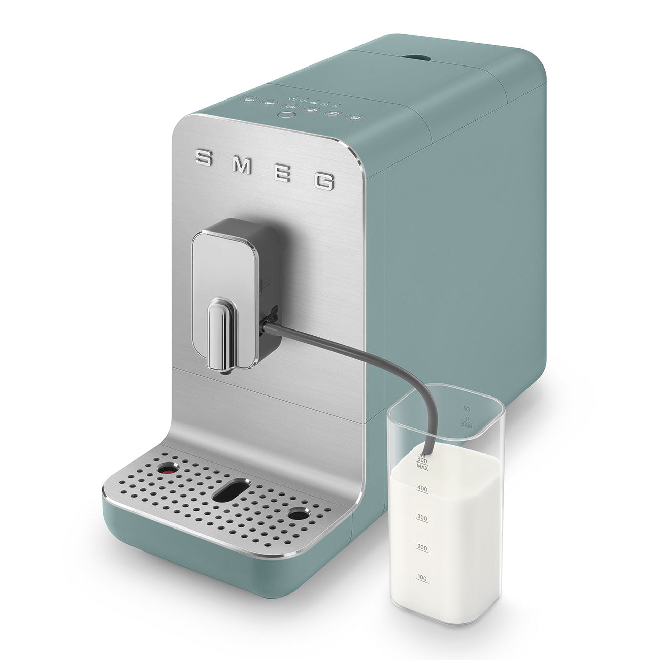 Automatic Coffee Machine with Milk Auto Milk Frother - Matte Emerald Green