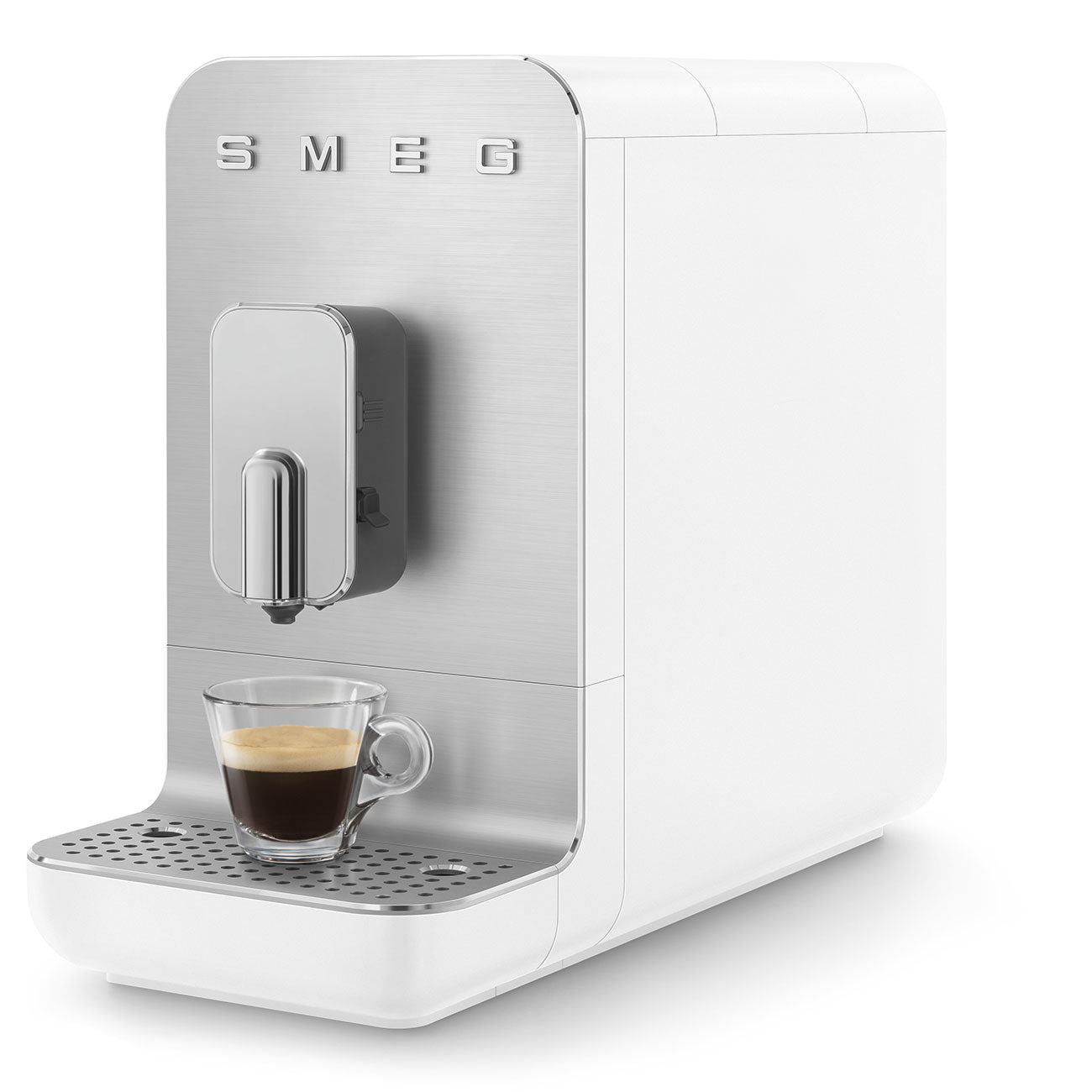 Automatic Coffee Machine with Milk Auto Milk Frother - Matte White