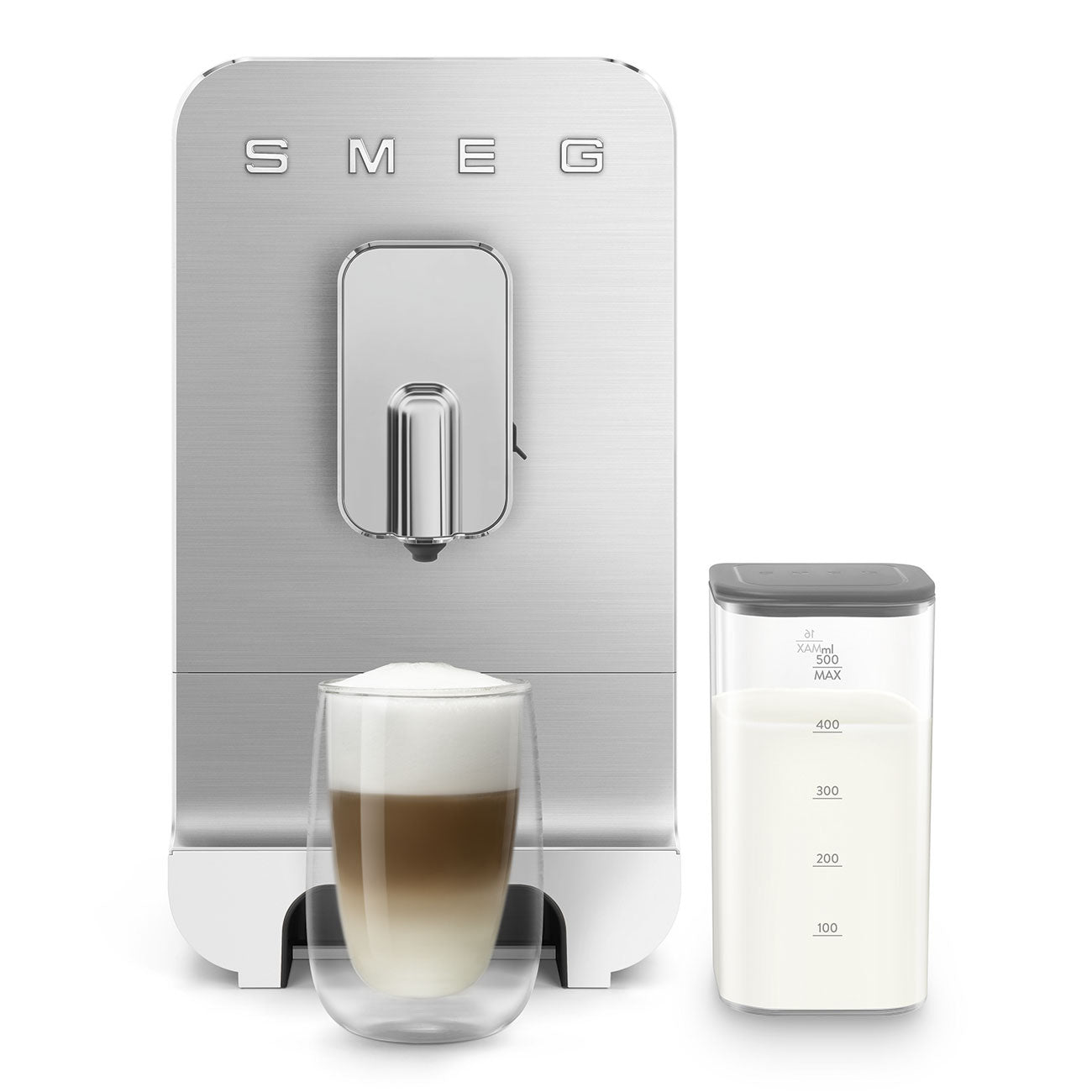 Automatic Coffee Machine with Milk Auto Milk Frother - Matte White