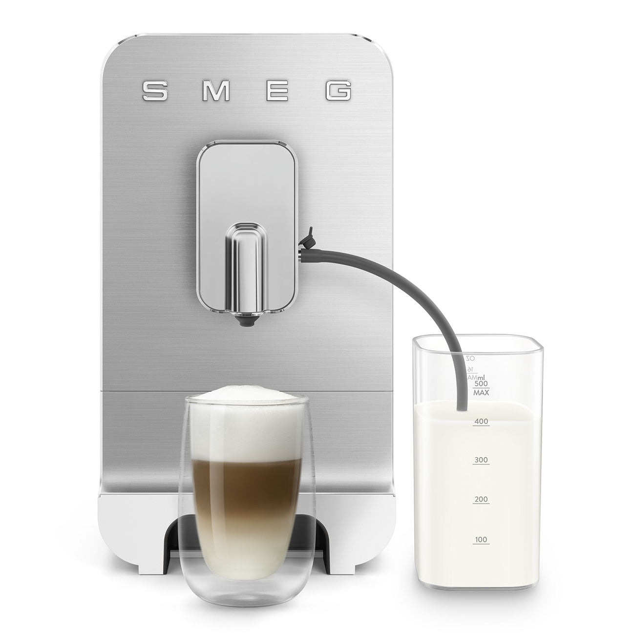 Automatic Coffee Machine with Milk Auto Milk Frother - Matte White