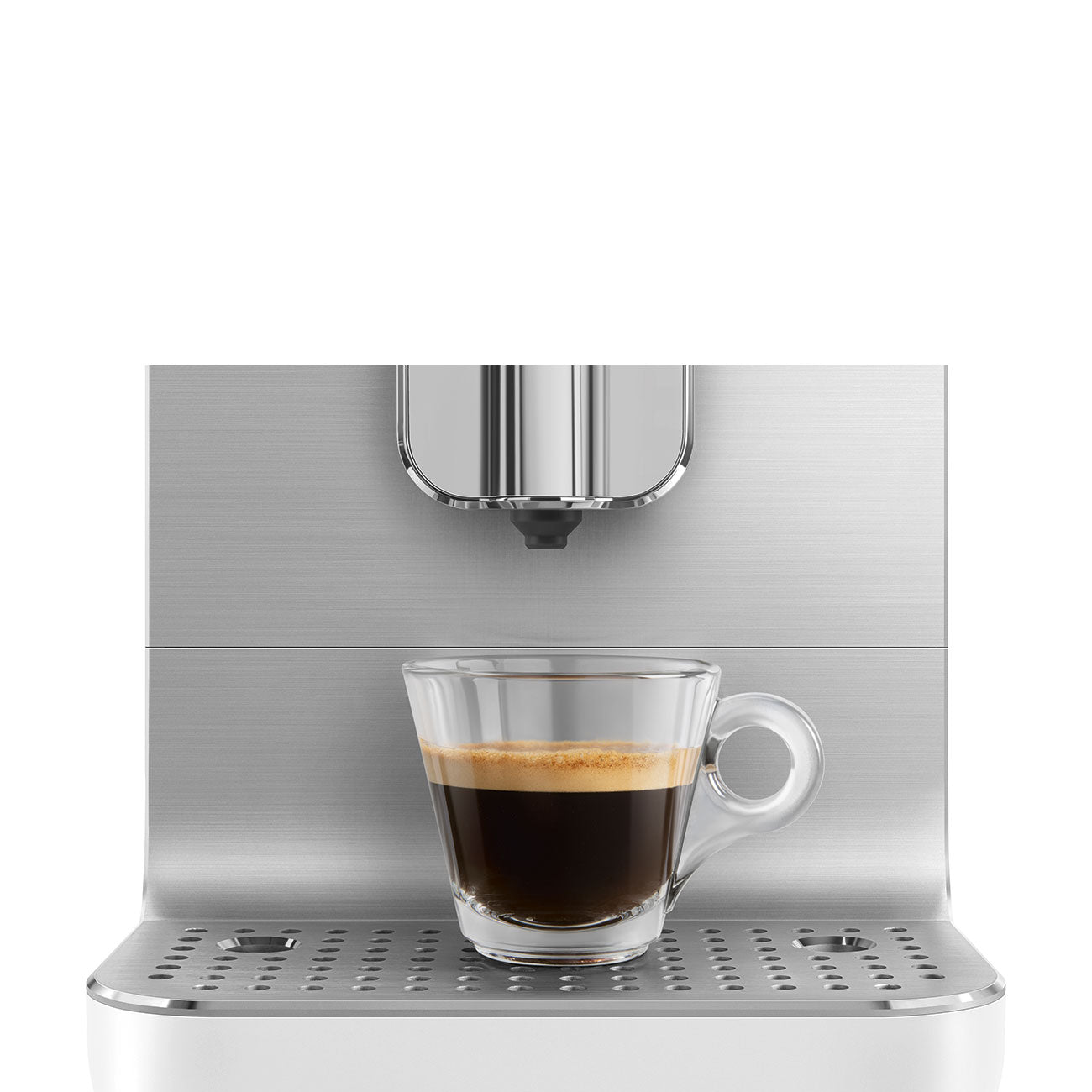 Automatic Coffee Machine with Milk Auto Milk Frother - Matte White