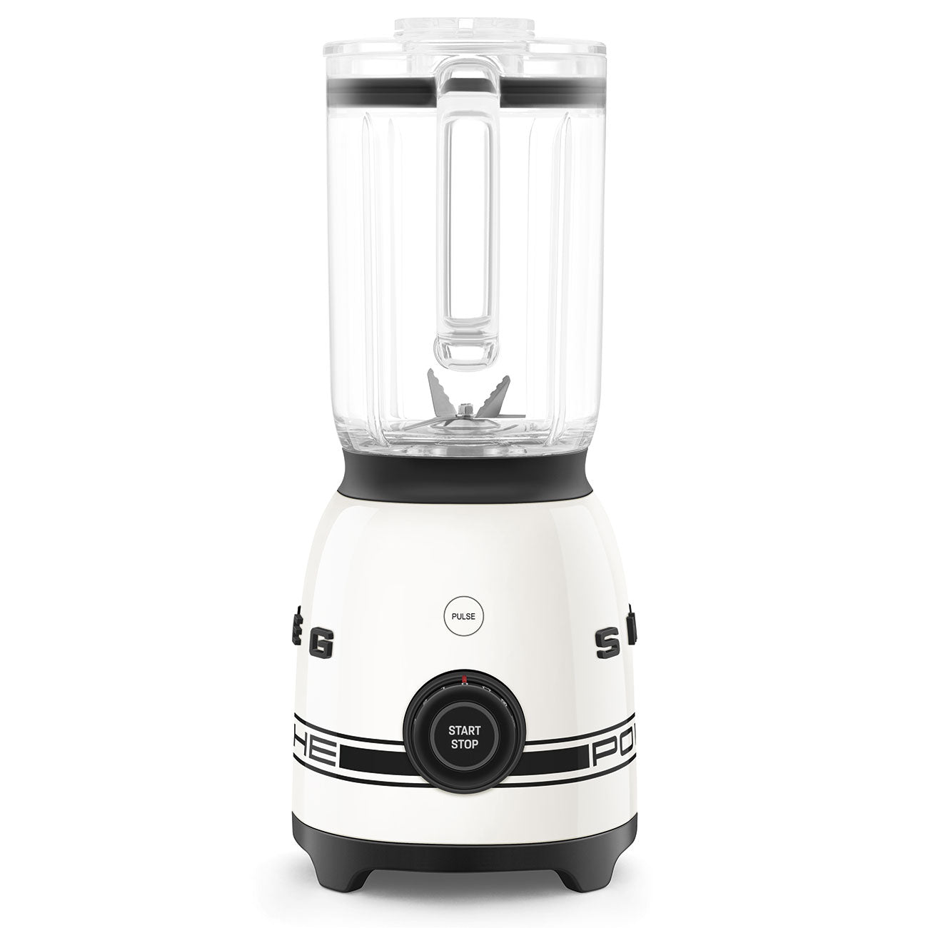 Porsche x SMEG Stand Blender with Glass Jar Carrara Edition (White Metallic)
