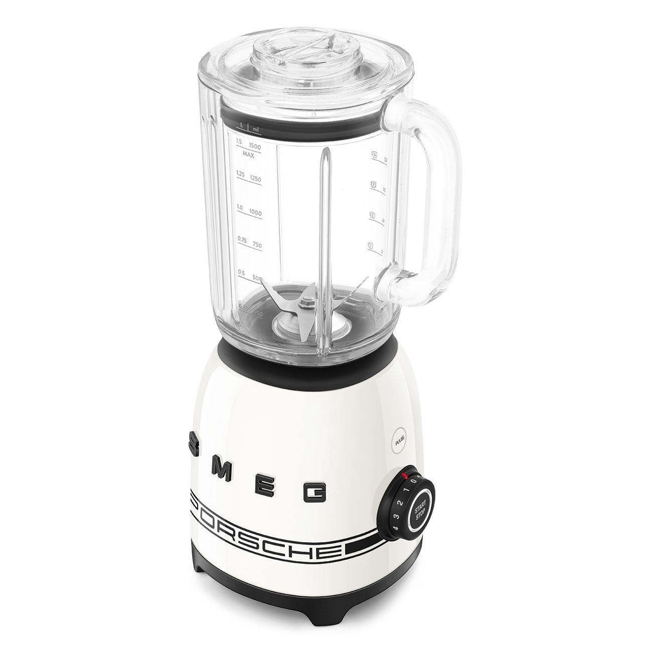 Porsche x SMEG Stand Blender with Tritan™ Renew Jar Carrara Edition (White Metallic)