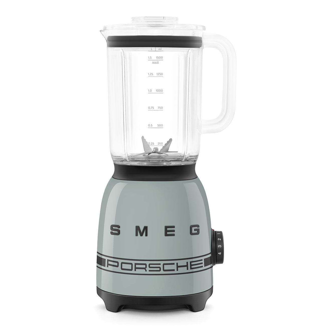 Porsche x SMEG Stand Blender with Glass Jar Carrara Edition (Green Metallic)
