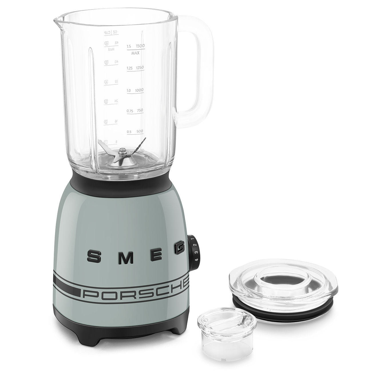 Porsche x SMEG Stand Blender with Glass Jar Carrara Edition (Green Metallic)