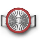 SMEG Casserole with Lid 24cm (Red)