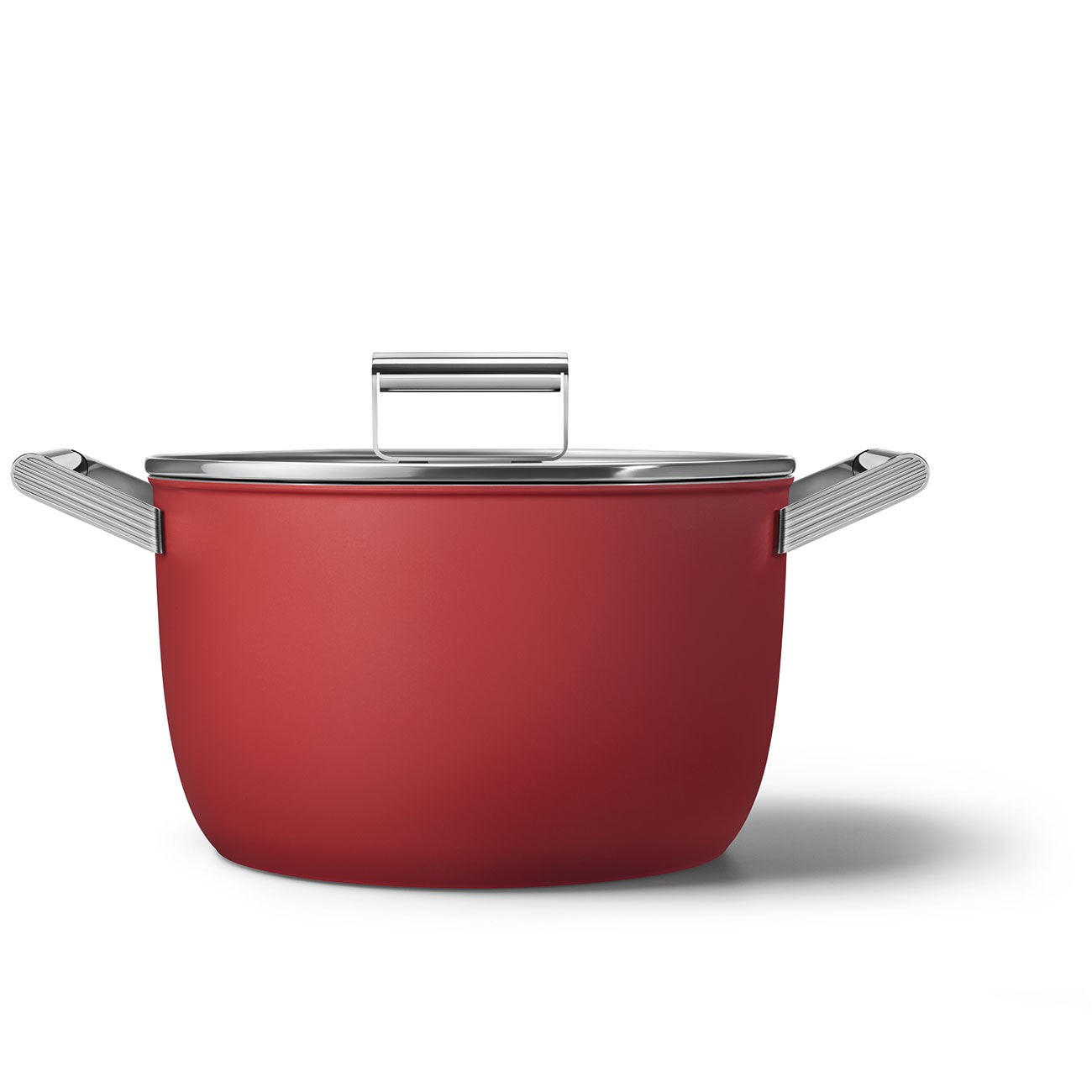 SMEG Casserole with Lid 26cm (Red)