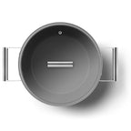 SMEG Casserole with Lid 26cm (Red)