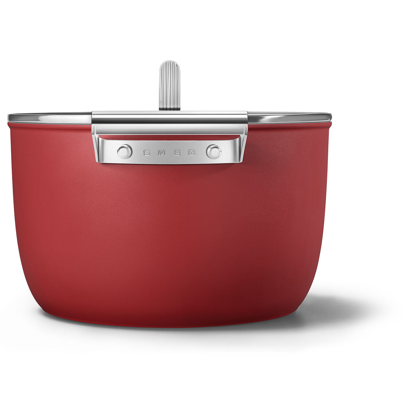 SMEG Casserole with Lid 26cm (Red)
