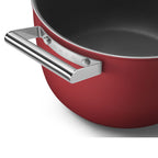 SMEG Casserole with Lid 26cm (Red)