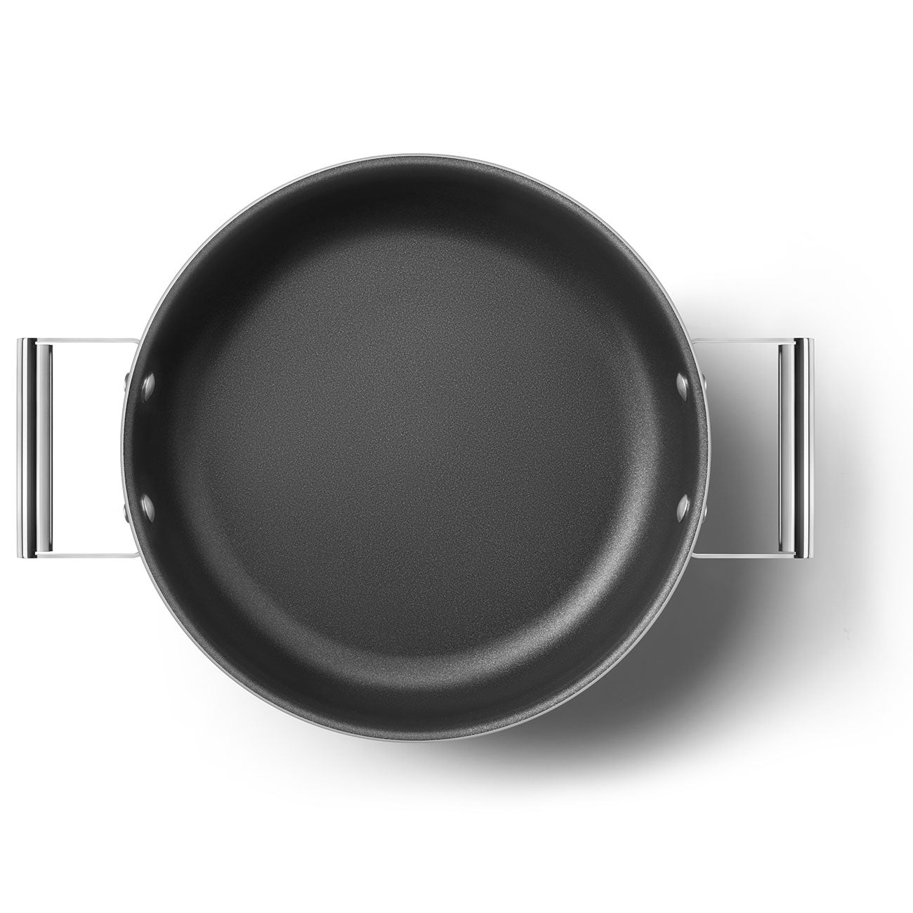 28cm Deep Skillet w/ Lid - Cream
