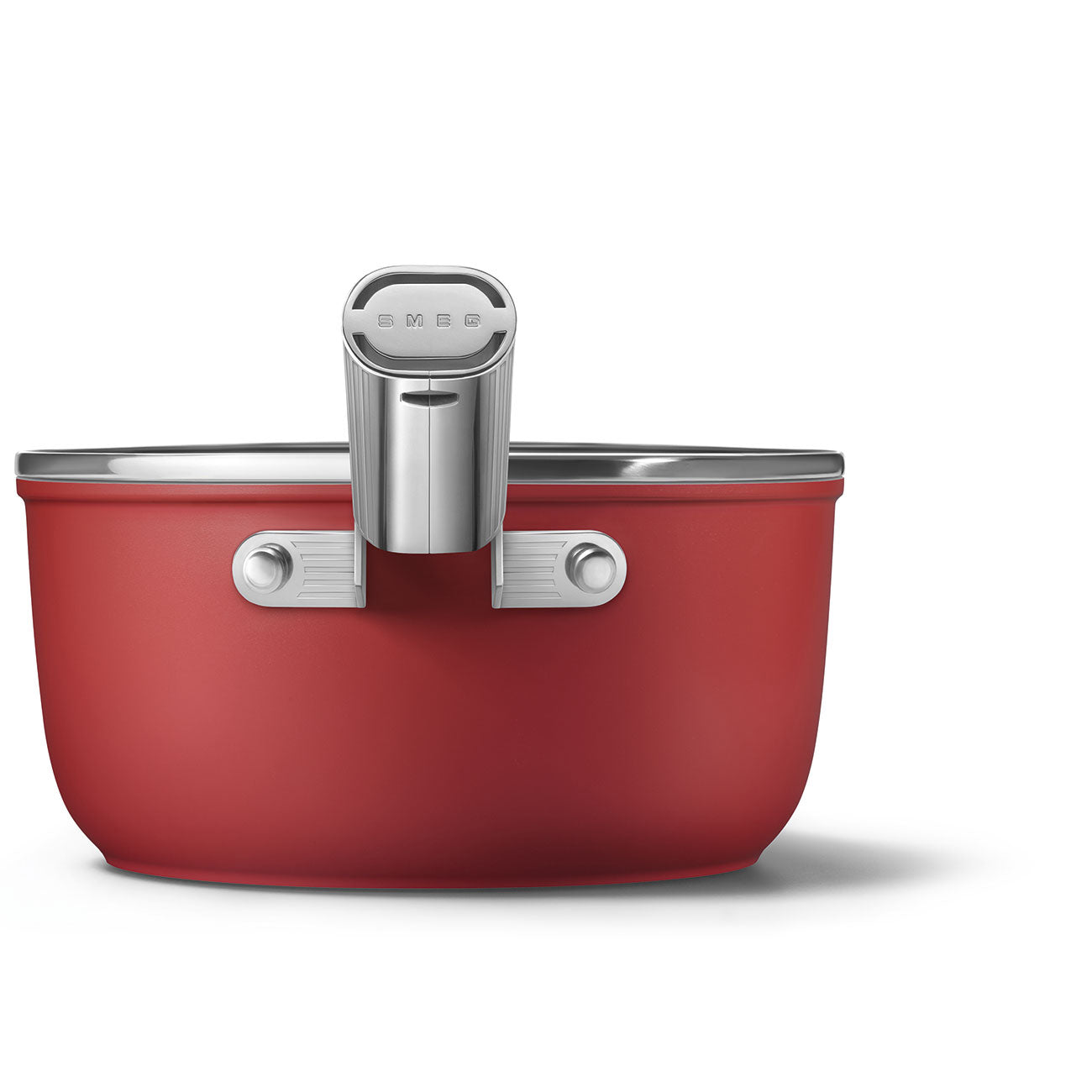 SMEG Sauce Pan with Lid 20cm (Red)