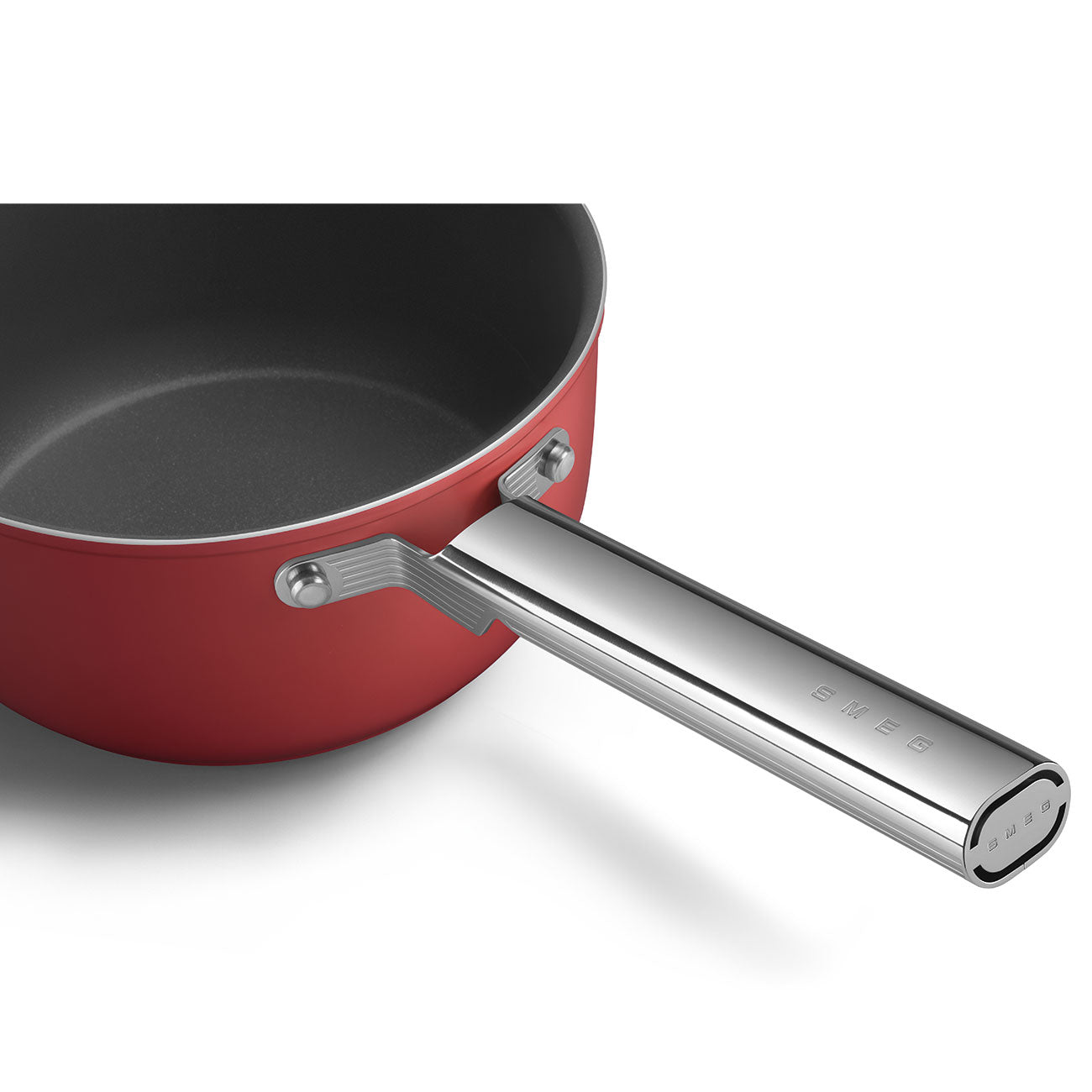 SMEG Sauce Pan with Lid 20cm (Red)