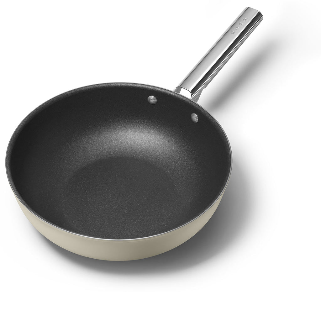 SMEG Wok 30cm (Cream)