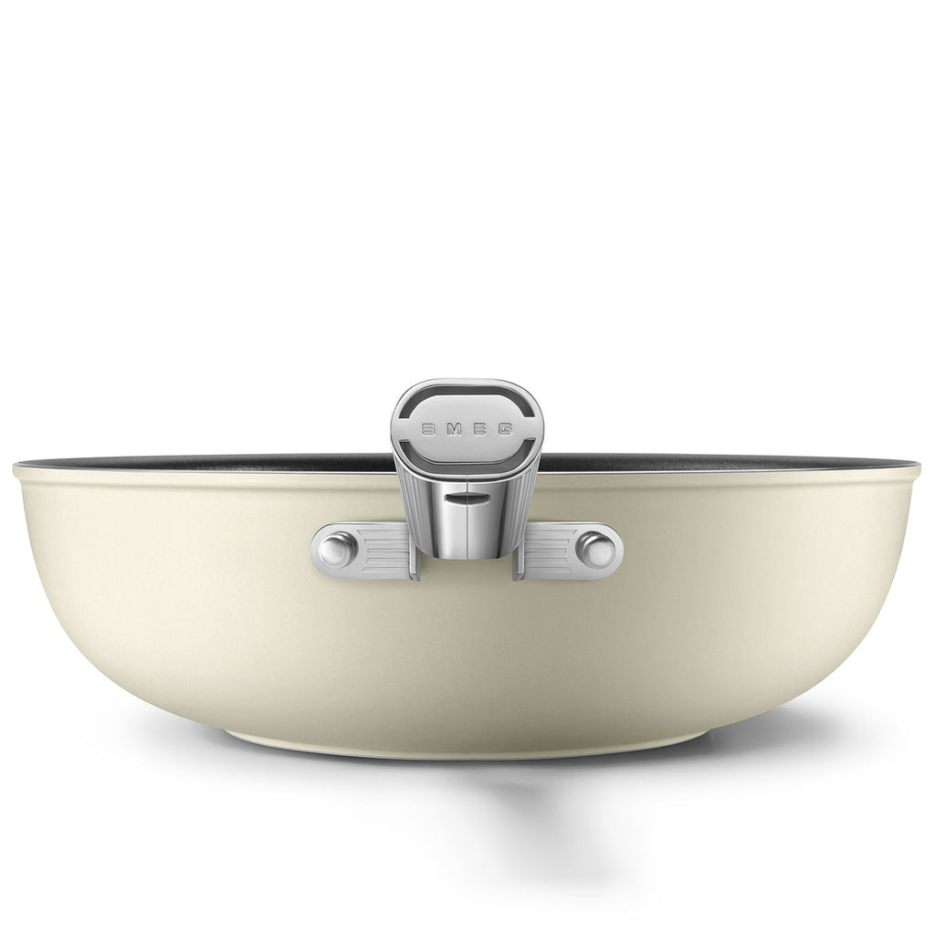 SMEG Wok 30cm (Cream)