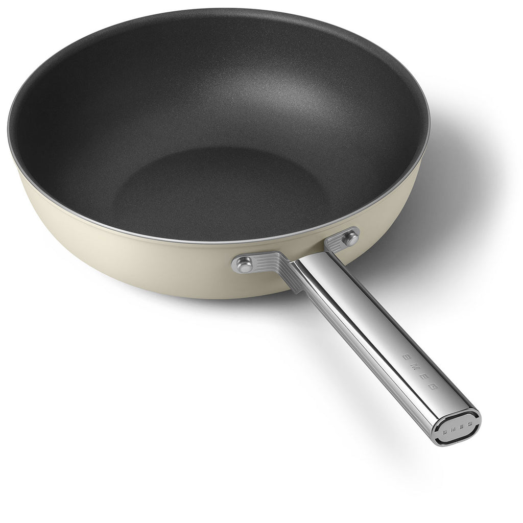 SMEG Wok 30cm (Cream)