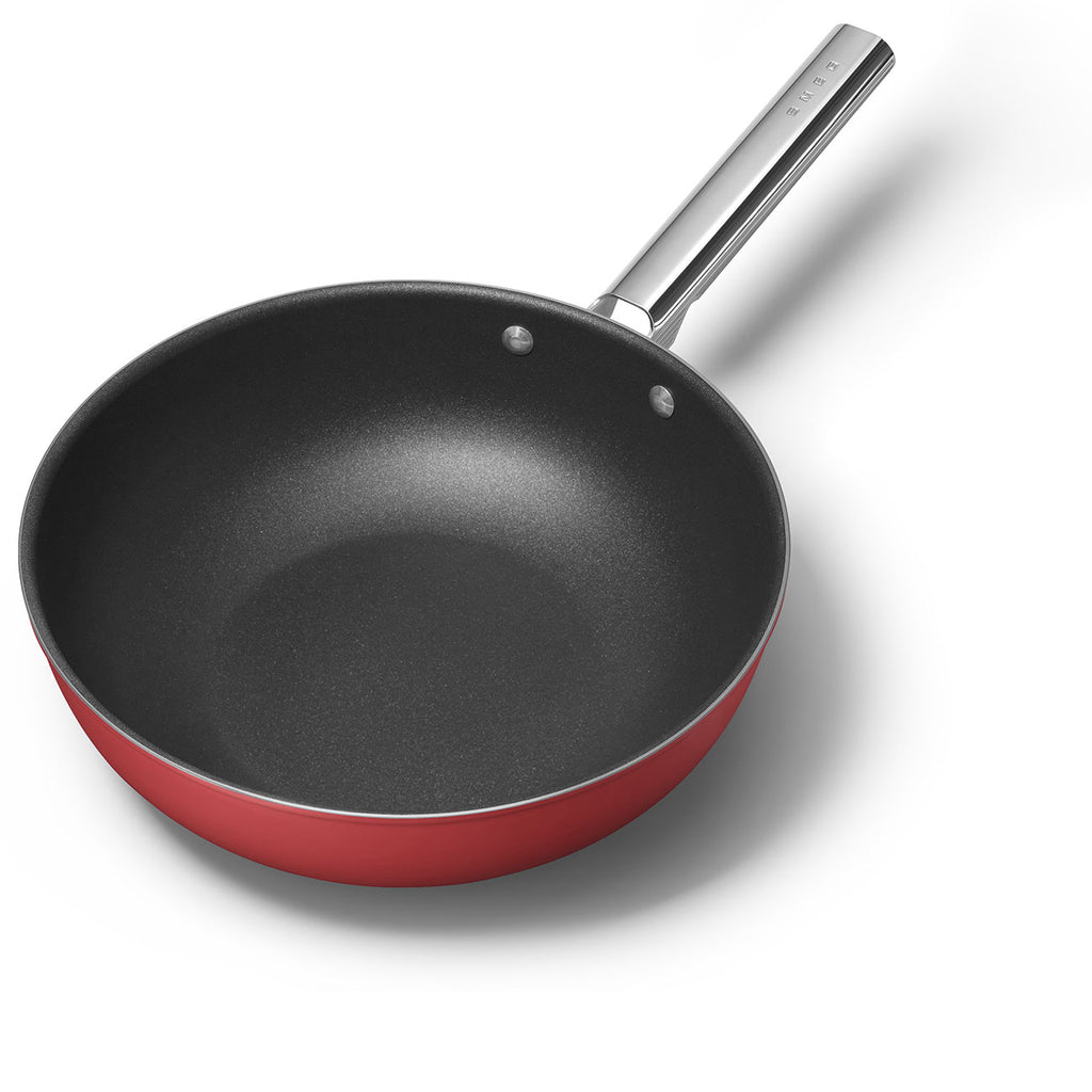 SMEG Wok 30cm (Red)
