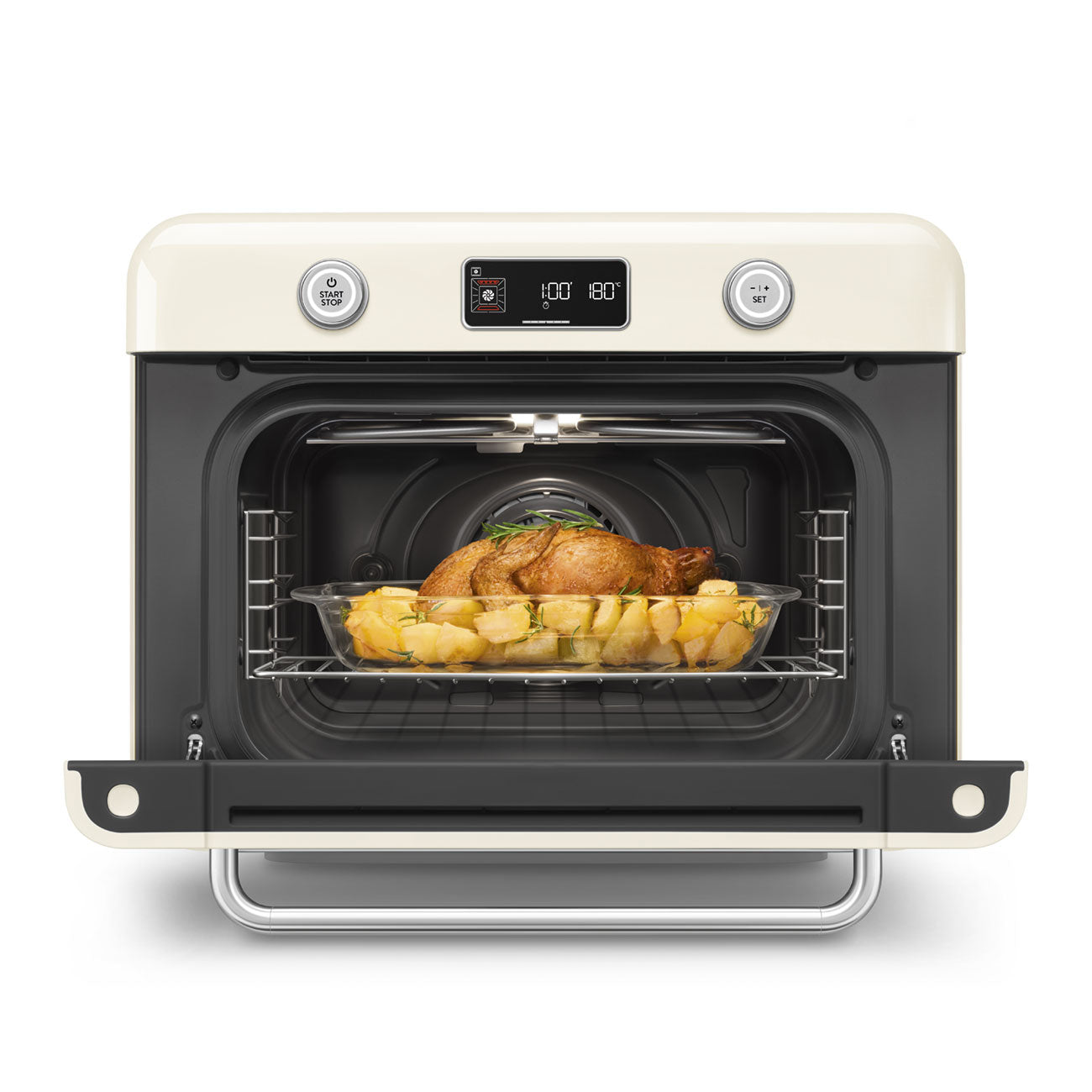 SMEG Combi Steam Oven with Air Fry (Cream)
