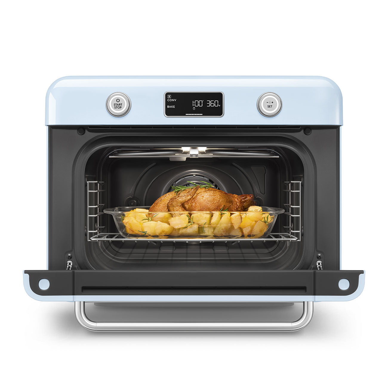 SMEG Combi Steam Oven with Air Fry (Pastel Blue)