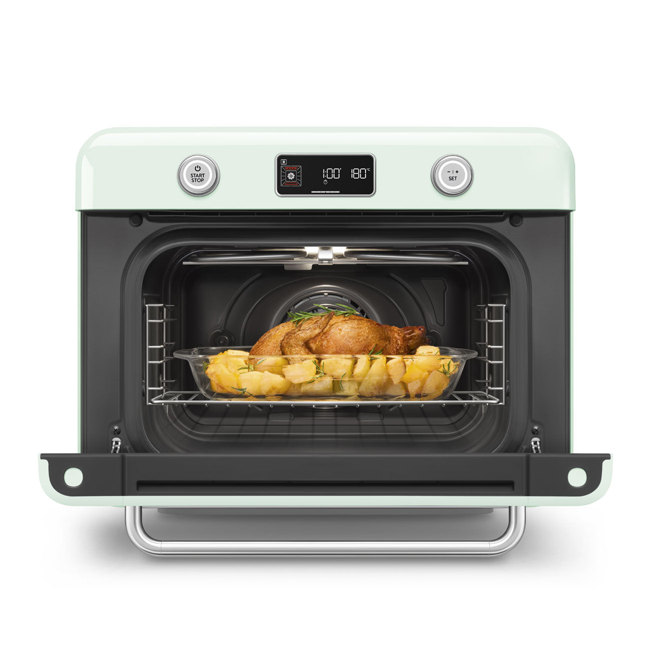SMEG Combi Steam Oven with Air Fry (Pastel Green)