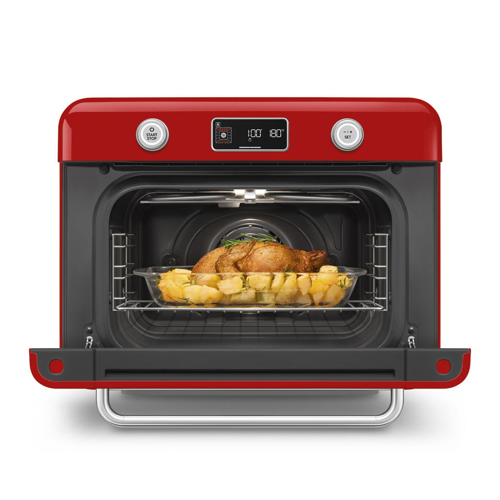 SMEG Combi Steam Oven with Air Fry (Red)