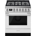 SMEG Portofino 30" Dual Fuel Range (White)