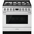 SMEG Portofino 36" All Gas Range (White)