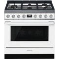 SMEG Portofino 36" Dual Fuel Range (White)