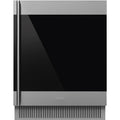 SMEG Classic 24" Built In Undercounter Wine Cooler (Stainless Steel)