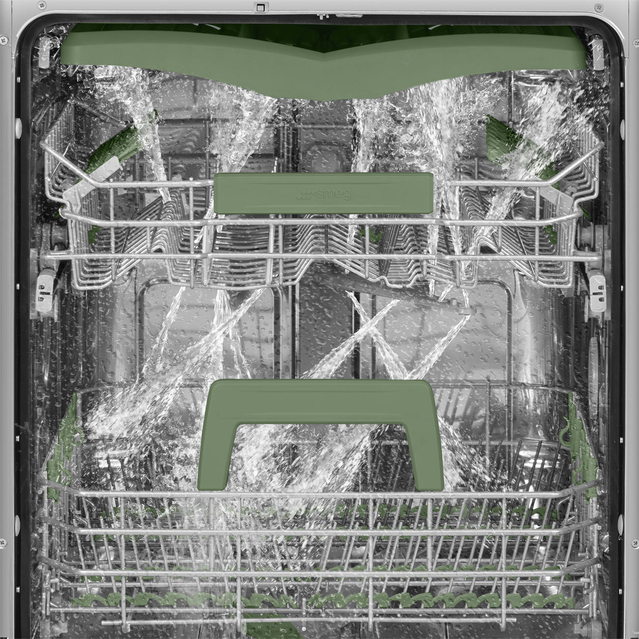 SMEG 24" Short TUB (82 CM), Pre Finished Dishwasher, 3 Rack, 46 DB