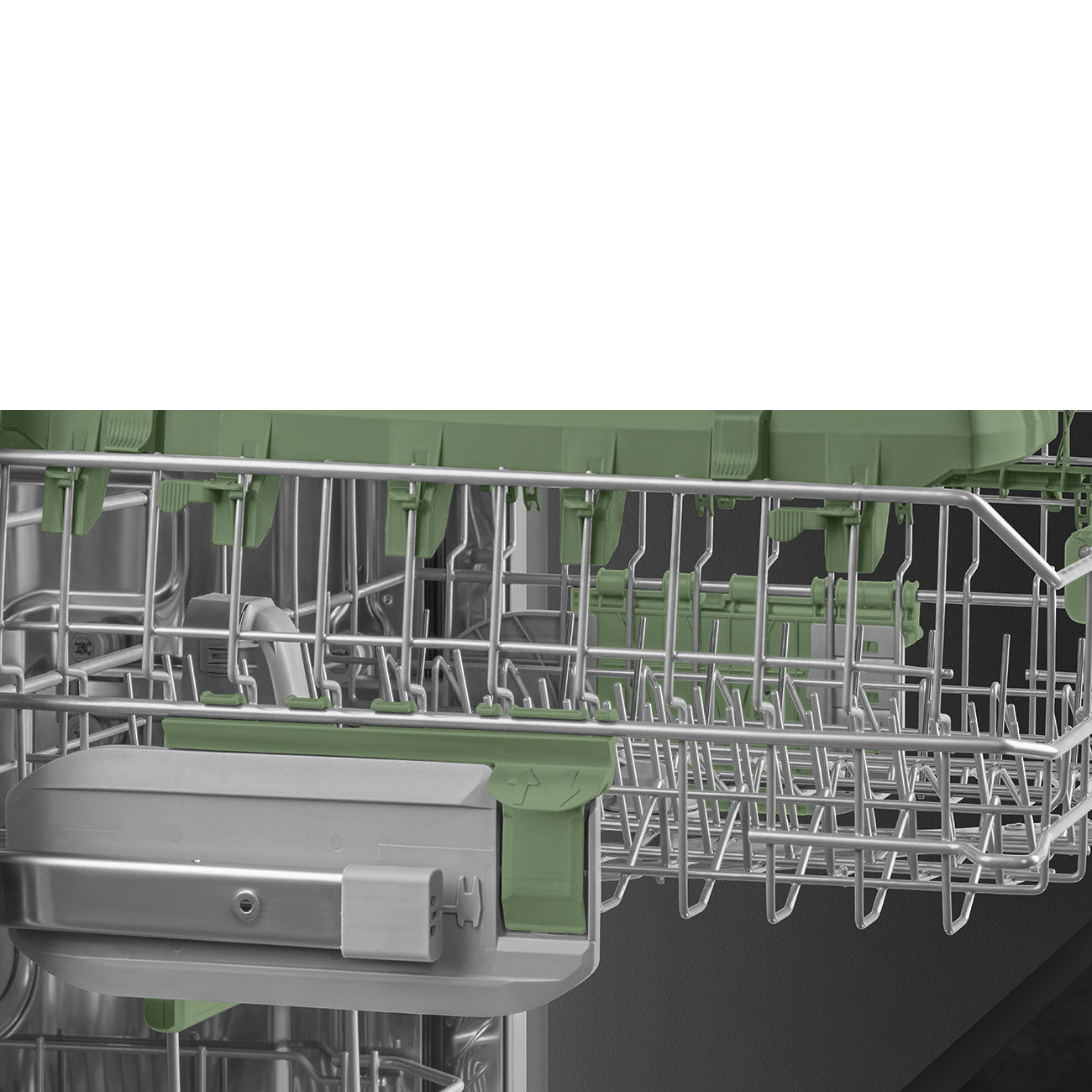 SMEG 24" Built in Dishwasher, 42 db, Single Aquastop, 15 Place Settings, Tall Tub