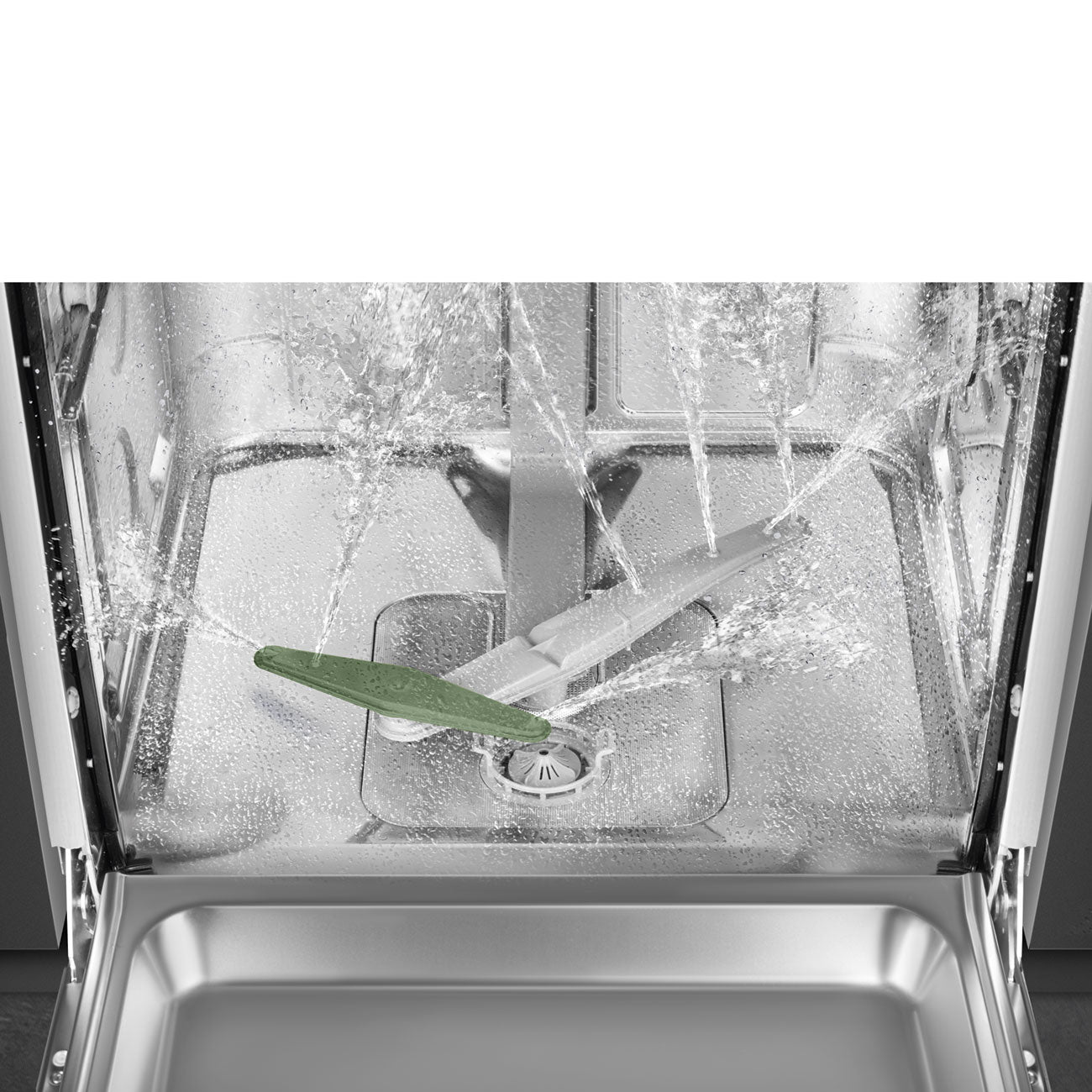 SMEG 24" Built in Dishwasher, 42 db, Single Aquastop, 15 Place Settings, Tall Tub