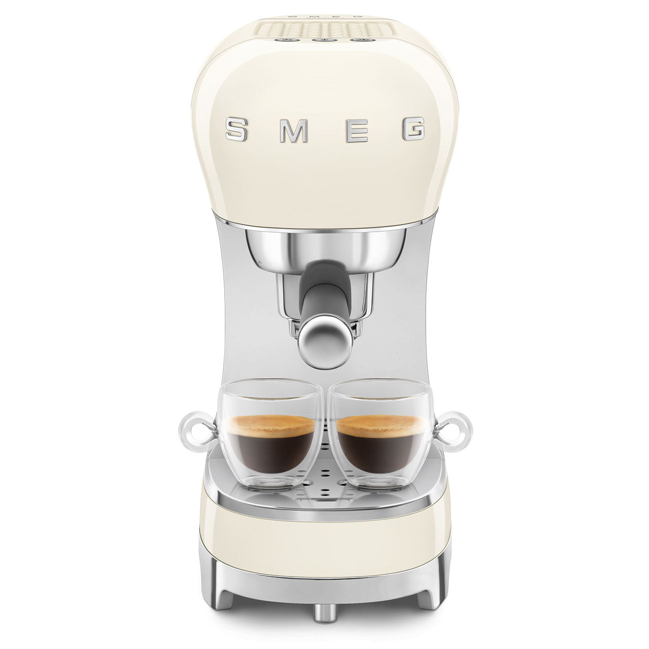 SMEG Manual Espresso Coffee Machine (Cream)