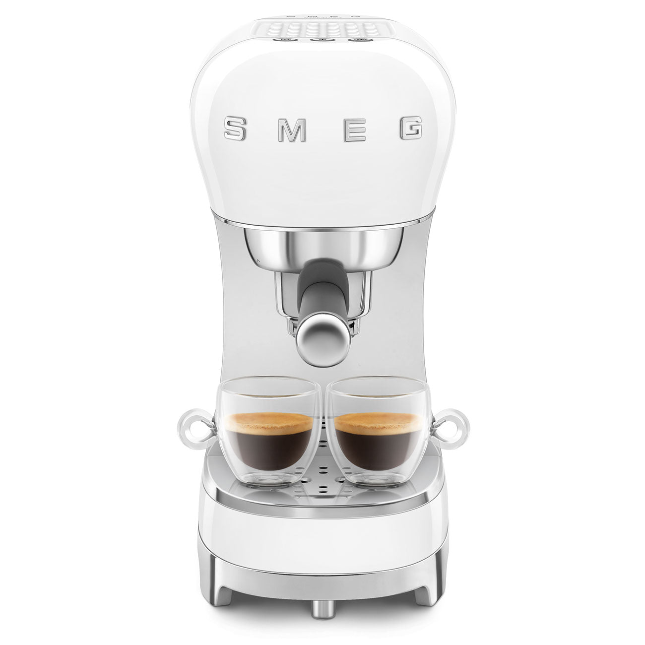 SMEG Manual Espresso Coffee Machine (White)