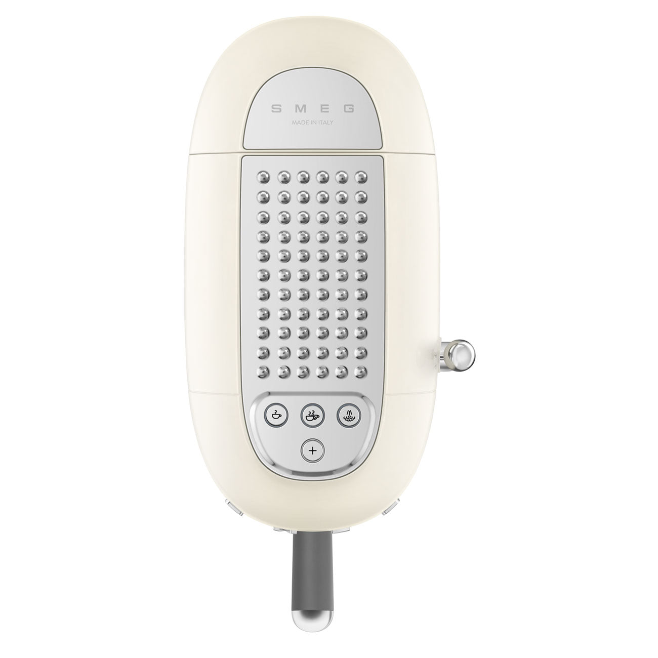 SMEG Manual Espresso Coffee Machine with Milk Frother (Cream)