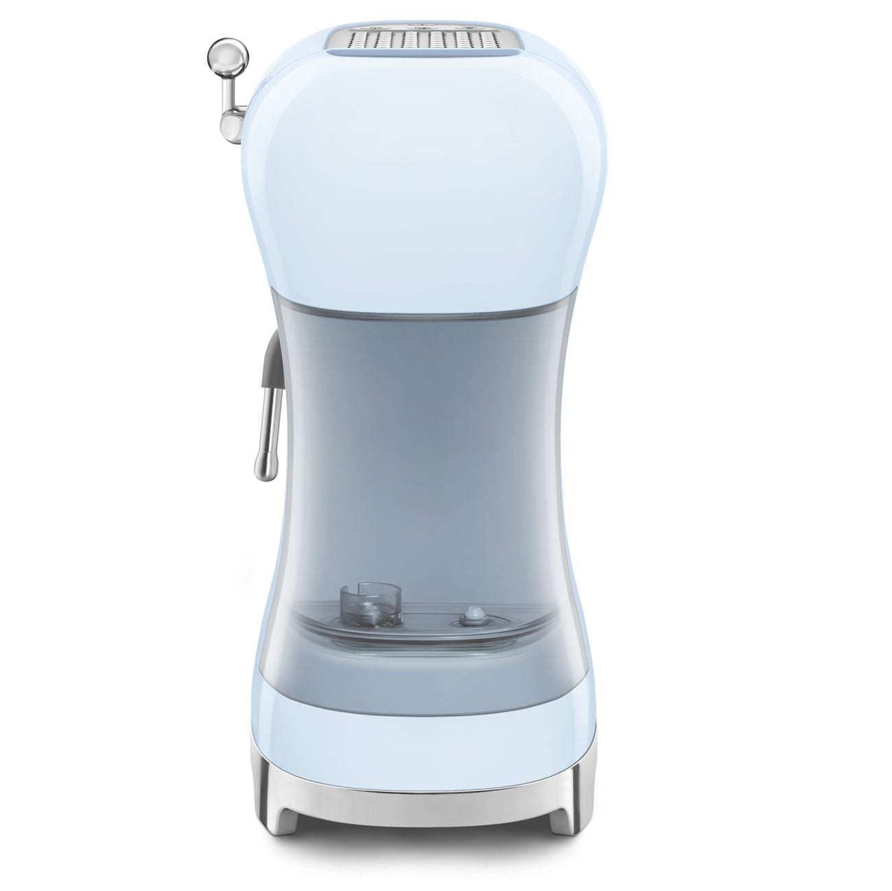 SMEG Manual Espresso Coffee Machine with Milk Frother (Pastel Blue)