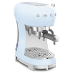 SMEG Manual Espresso Coffee Machine with Milk Frother (Pastel Blue)